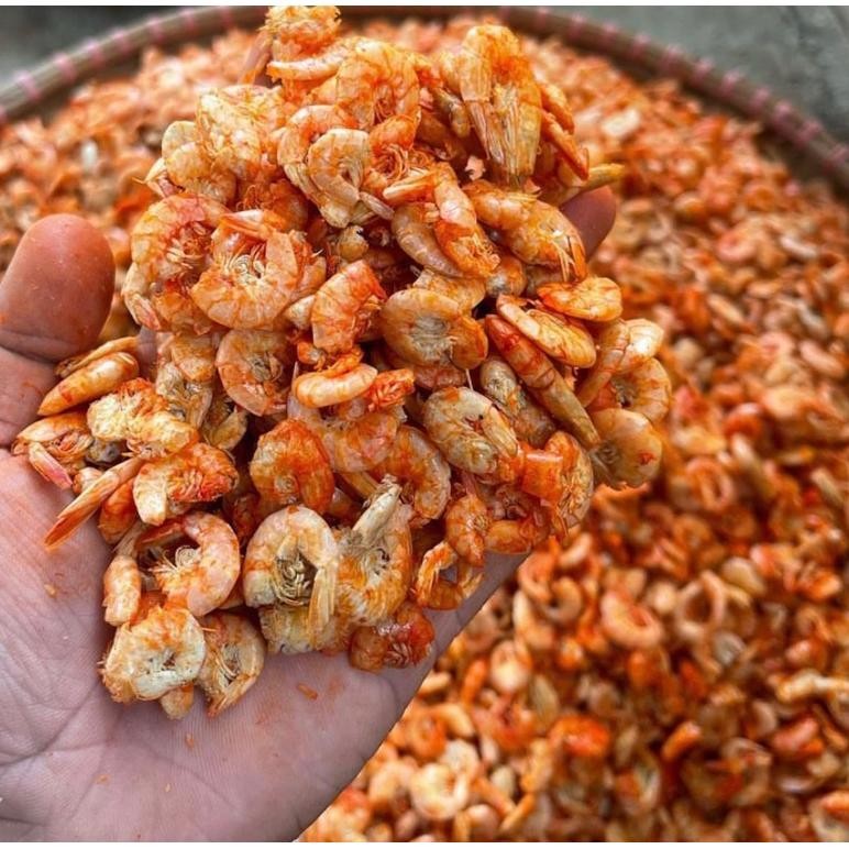 

Udang Ebi Kulit Tanpa Kepala 1kg / Ebi Cangkang Kering Full Nugi