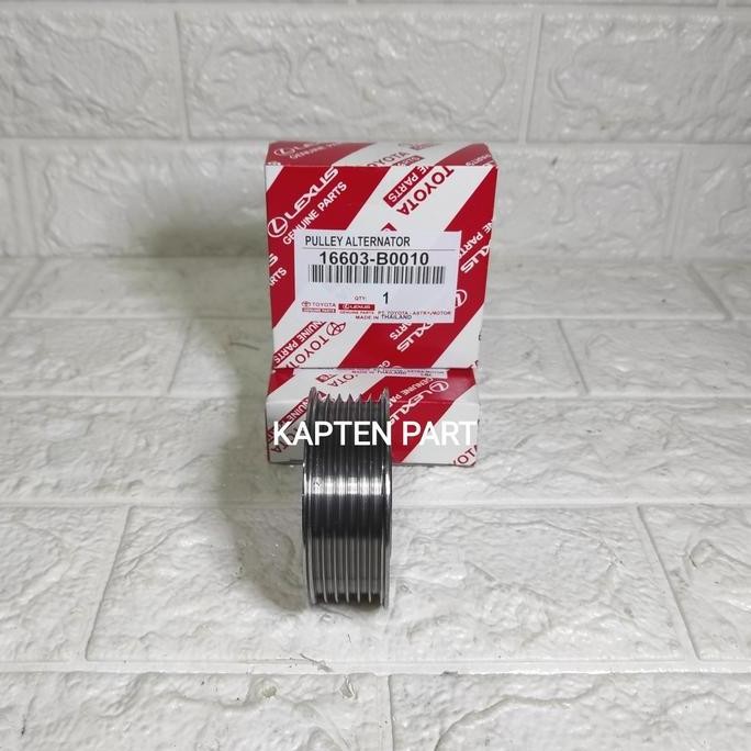 Baru Pully Alternator Fan Belt 6Pk Avanza Veloz Pulley Belt Mesin Mobil