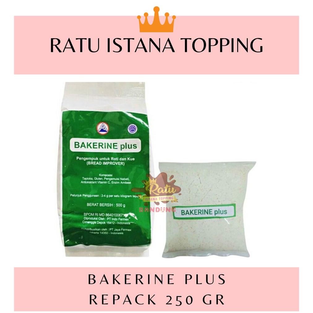 

PELEMBUT ROTI BREAD IMPROVER BAKERINE PLUS 250 GR HALAL PENGEMBANG ROTI EMPUK Nugi