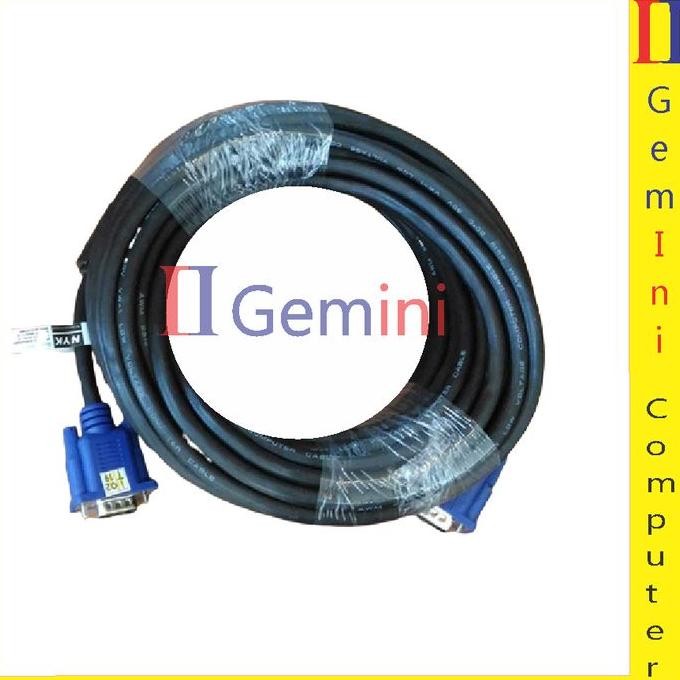 KABEL VGA 10 METER / KABEL VGA 10METER / KABEL VGA 10 Mtr / Kabel VGA 10M Nugi