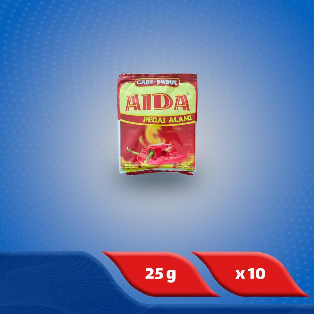 

Aida Cabe Bubuk / Giling 25 g x 10 pcs Nugi