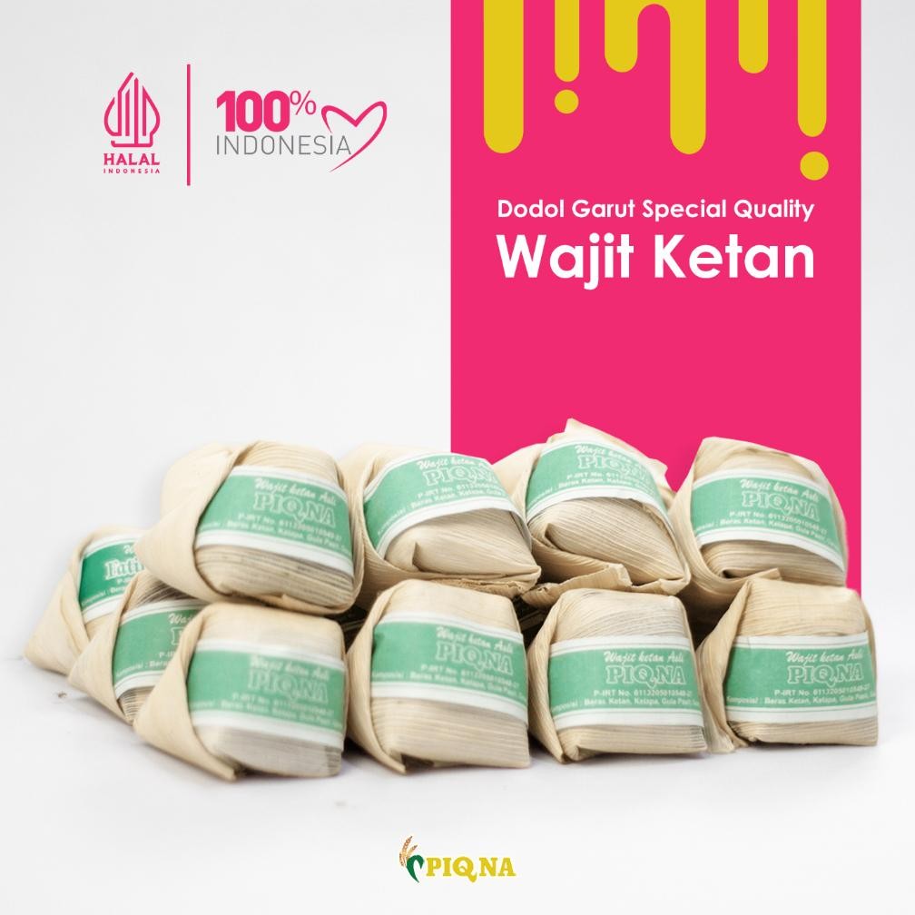 

PIQNA Wajik Ketan Asli Garut 500g Rasa Nikmat Nugi