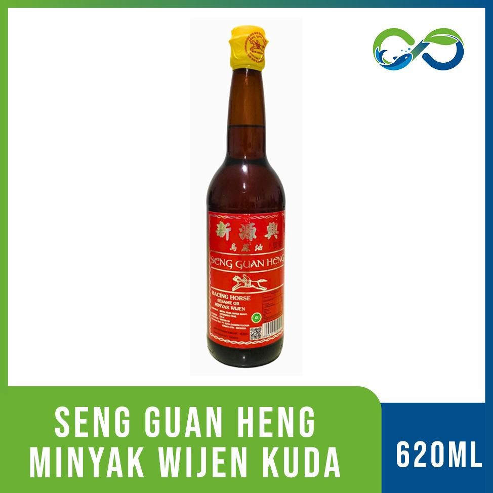 

[AquaEcoFarm] MINYAK WIJEN CAP KUDA SENG GUAN HENG 620ML Bandung Nugi