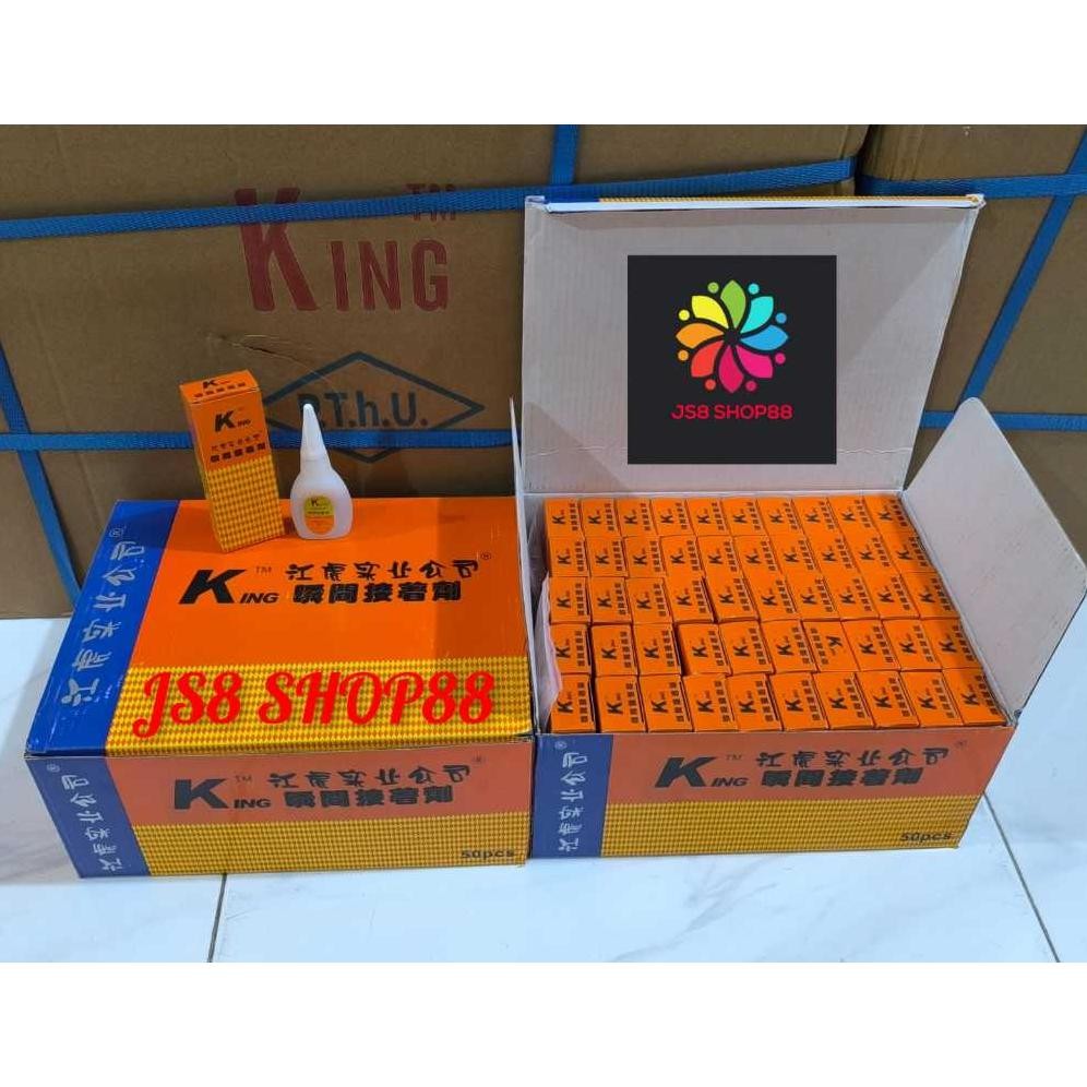 

JS8 SHOP88 KING LEM KOREA SETAN SERBAGUNA POWER GLUE TETES CAIR ALTECO ORINAL 12GR 50 PCS