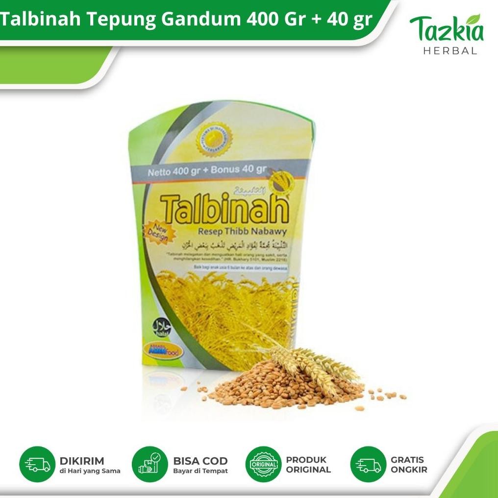 

Tepung Gandum Talbinah Resep Thibb Nabawi Tepung Gandum 440gr - Obat Asam Lambung dan Maag Nugi