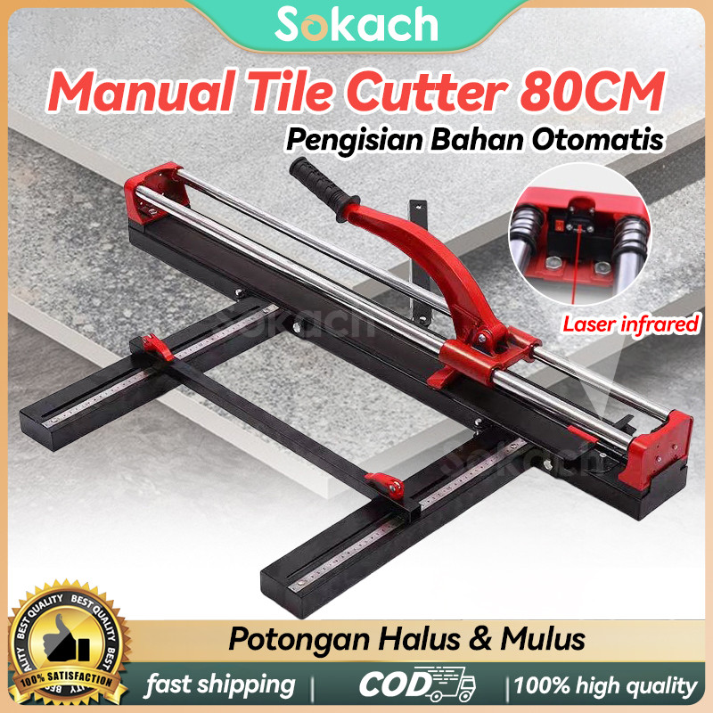 ✨Cut 80CM✨Alat Potong Granit Keramik Manual Granite Tile Cutter 80 cm Potong Granit Keramik Manual G