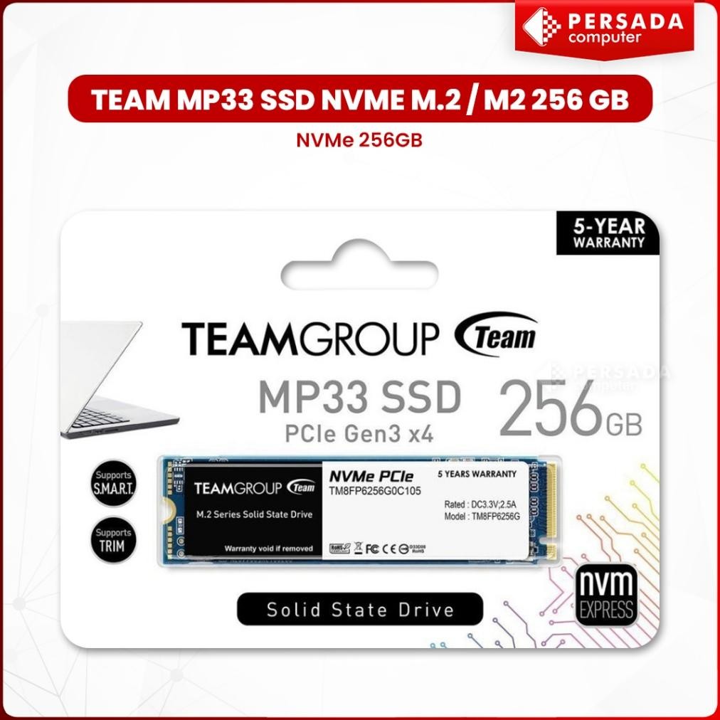 Team MP33 256GB SSD NVMe M.2 / M2 256 GB - NVMe 256GB Nugi