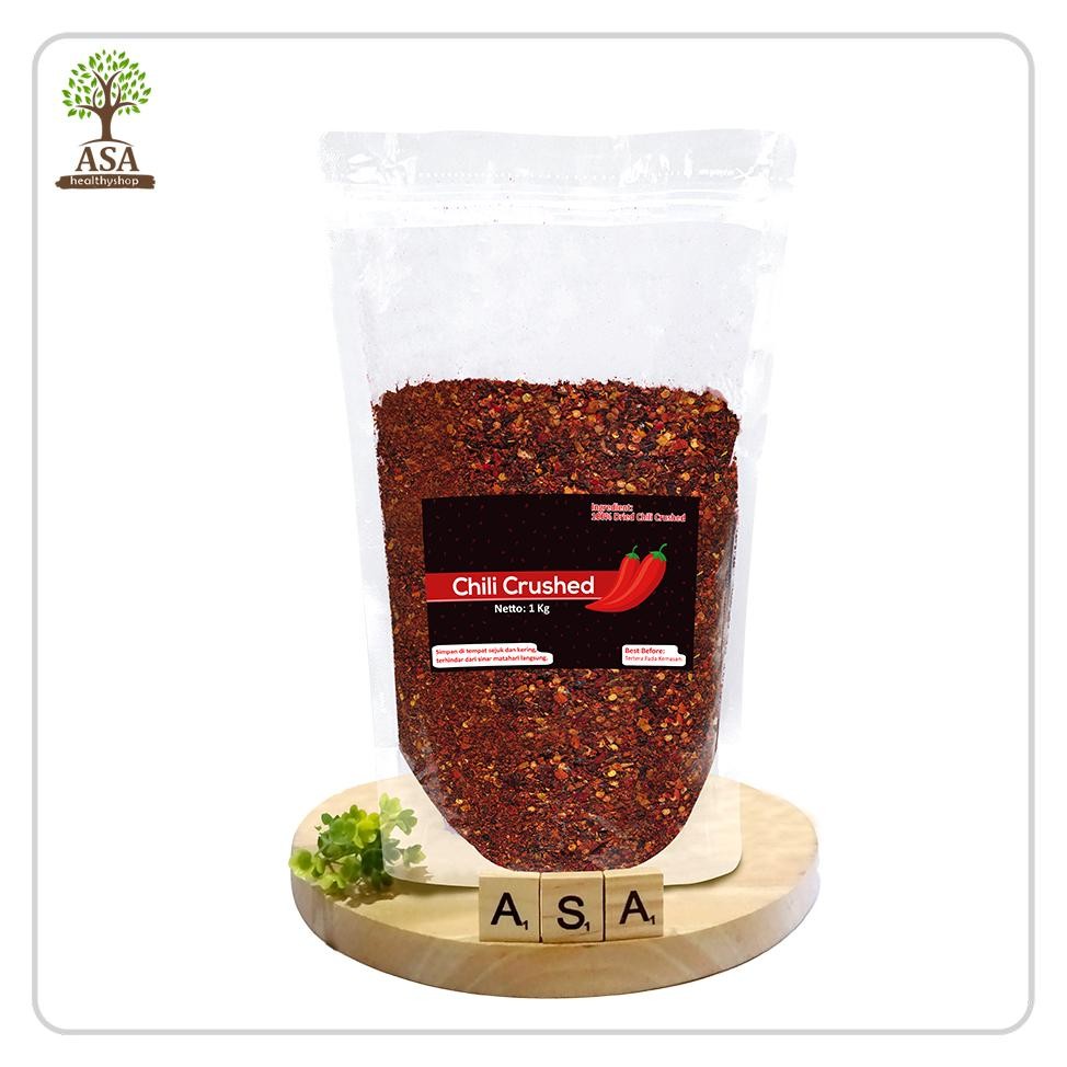 

Chili Crushed / Cabe Kering Kasar 1 Kg Nugi