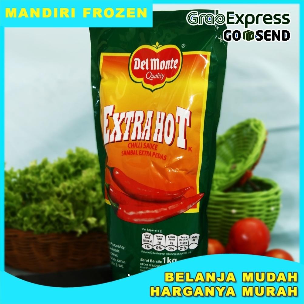 

DELMONTE Saus Cabe Extra Hot 1kg - Bumbu Masak Saus Nugi