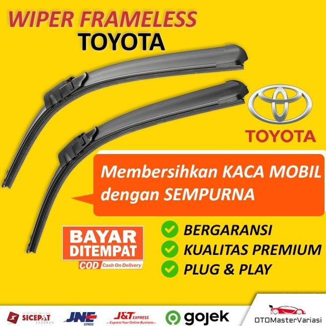 TAHAN LAMA Wiper Kaca Mobil Totoya Vios / Wiper Kaca Mobil Vios Limo Frameless