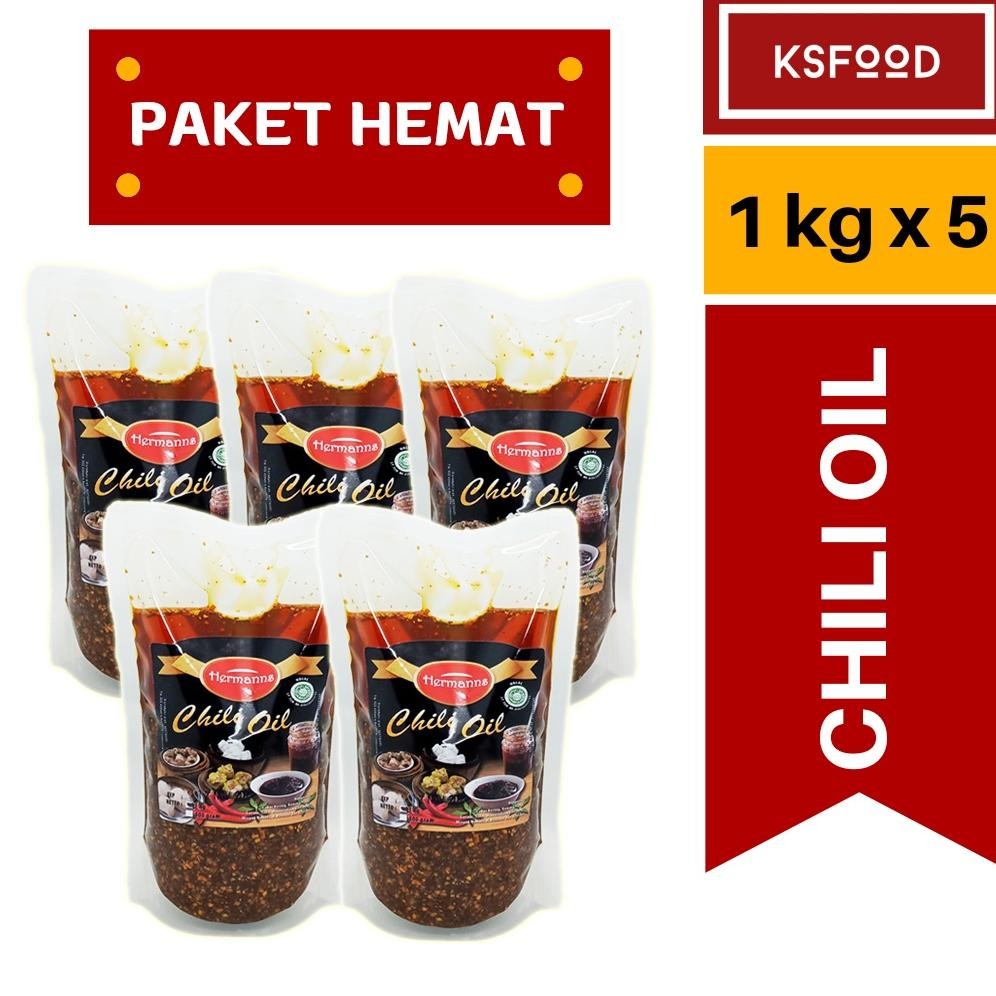 

Chili Oil / Minyak Cabai 1 Kg X 5 Pcs (PAKET HEMAT) Nugi