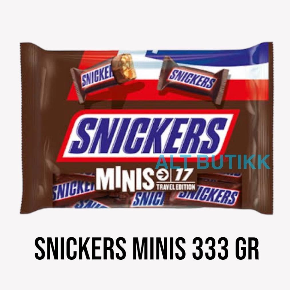 

READY STOCK SNICKERS MINIS CHOCOLATE BAR 333 GR | COKELAT SNICKER TRAVEL EDITION
