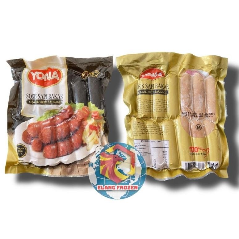 

Yona Sosis Bakar Sapi Isi 12 500gr Rasa Enak Nugi