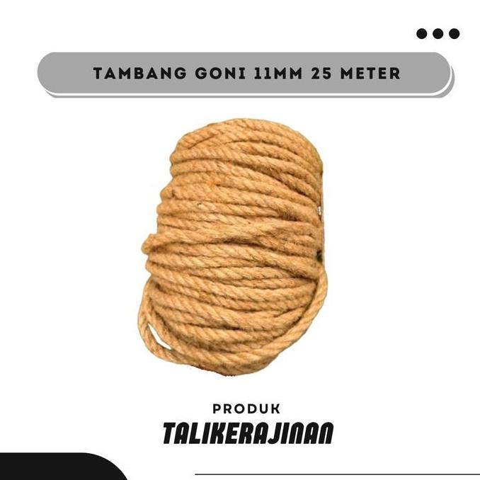 

Tali Goni Super 11 Mm - Tali Tambang Goni 25 M - Tali Goni Besar