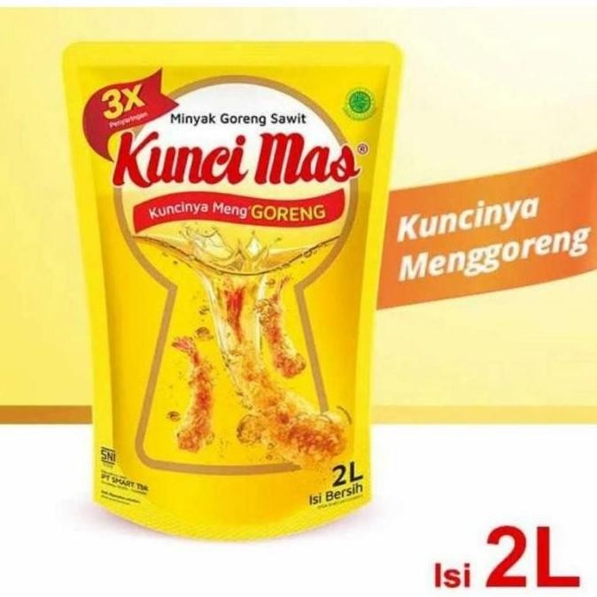 

Minyak Goreng Kunci Mas 2 Liter - Minyak Pouch Hemat Surabaya Diskon!
