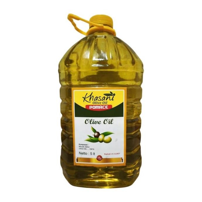 

Minyak Zaitun Pomace 5 Liter - Khasani Olive Oil Hemat Ukuran Besar Diskon!