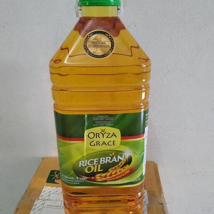 

Oryza Grace Rice Bran Oil 5 Liter - Minyak Dedak Beras Sehat Diskon!