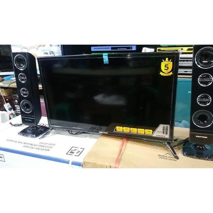 TV LED POLYTRON 32 inch TOWER BOGOR DIGITAL PLD 32TV1855 Nugi