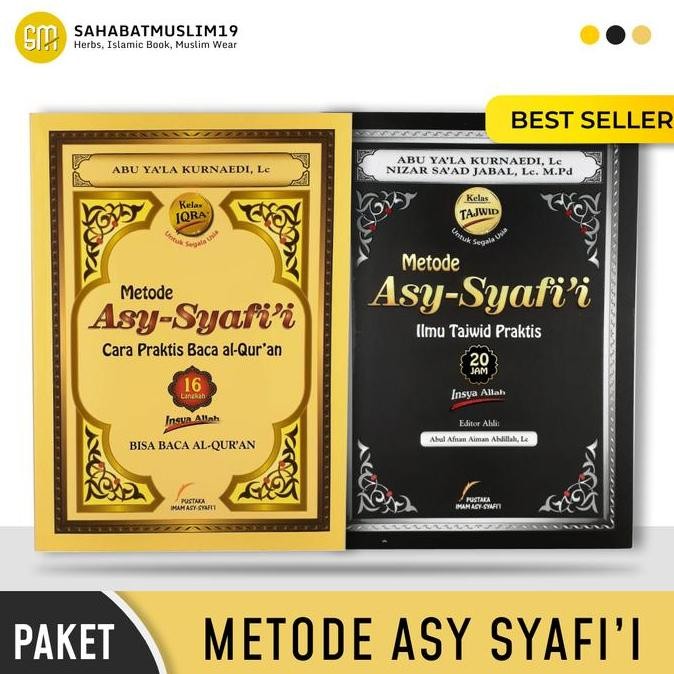 Paket Buku Metode Asy Syafii Tajwid Lengkap Buku Metode Tajwid Praktis