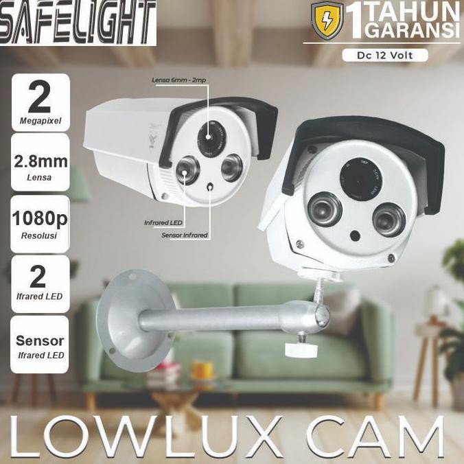 OUTDOOR CCTV BELI 2 DISCOUNT 20% CCTV OUTDOOR 1080P/2MP 2 MATA IFRARED GC02 CCTV MURAH CCTV ANALOG G