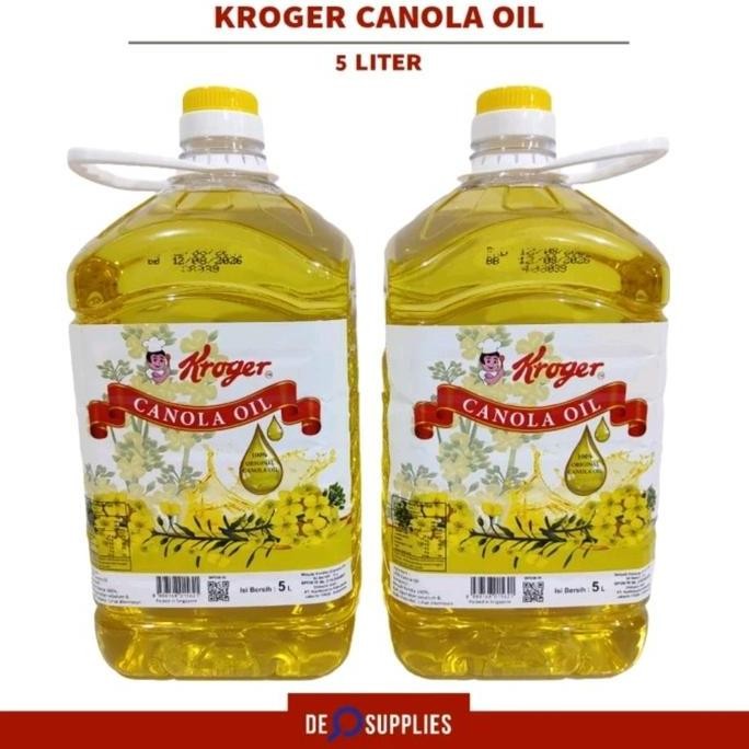 

Minyak Kanola Kroger 5L - Canola Oil Tumis & Panggang Premium Singapore Import Diskon!
