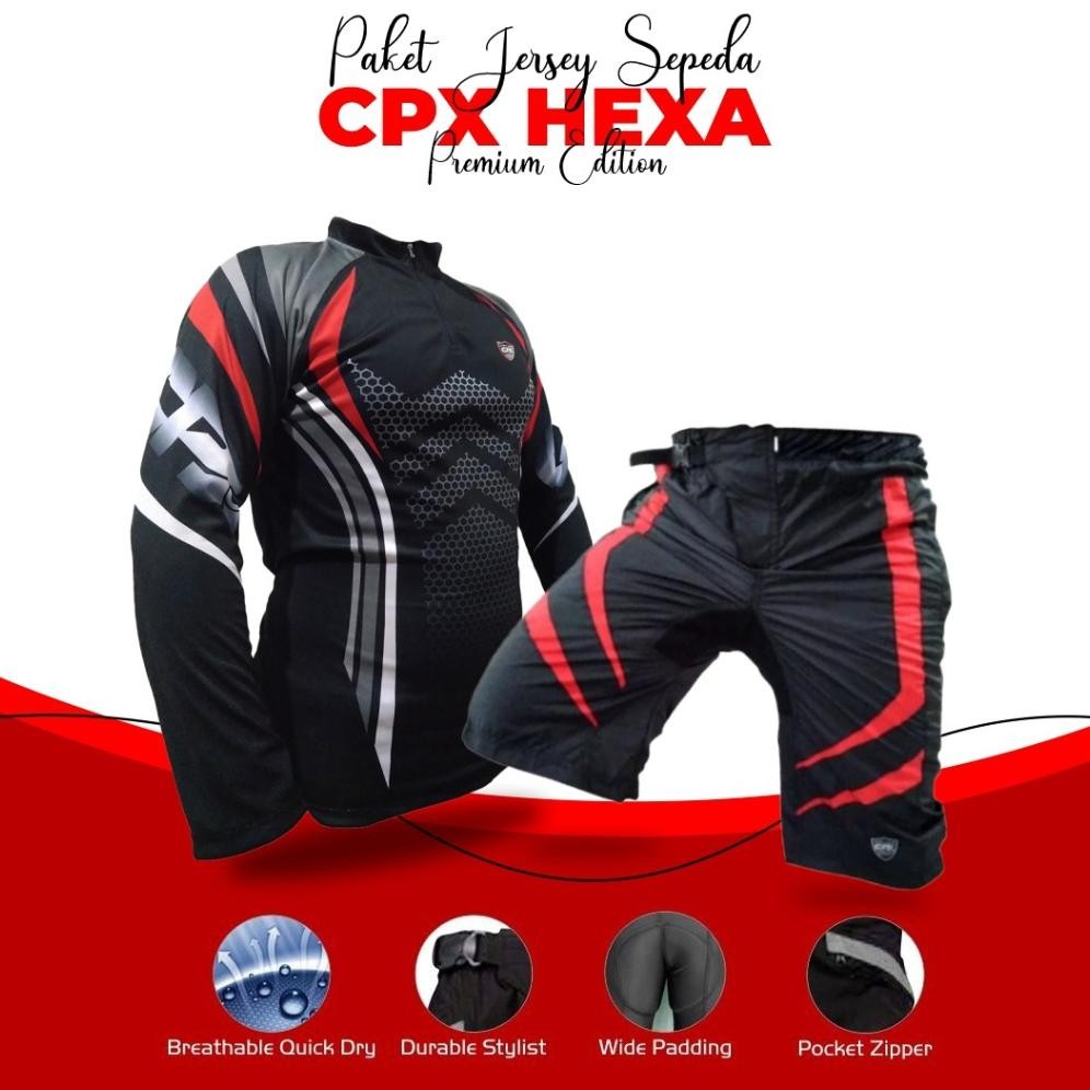 Cpx Setelan Baju Jersey Sepeda Mtb / Baju Roadbike Kaos Milano Premium Dan Celana Sepeda Gowes