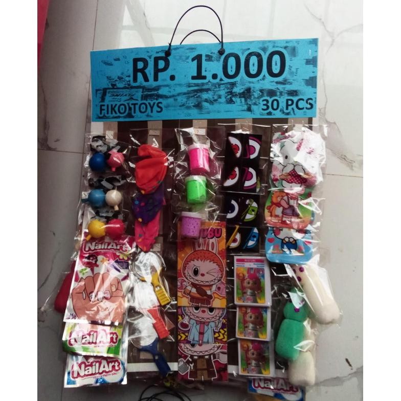 [Kecil Mainan Serba 1000 2000 Mainan Renceng Titip Warung Isi 30Pc Is-23