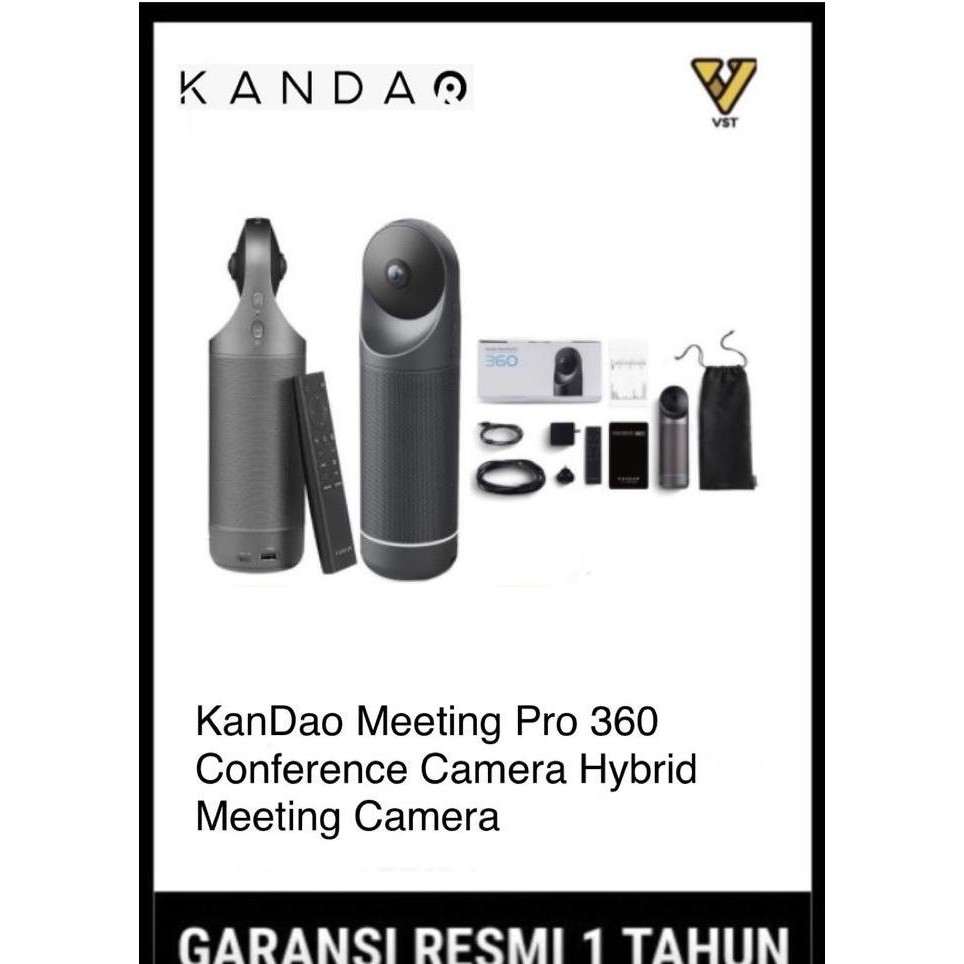 Tersedia KanDao Meeting Pro Kamera Conference 360 - Kamera Hybrid Meeting Zoom Online
