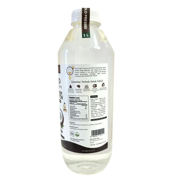 

Nutriganiq Vco Grade A 500Ml - Minyak Kelapa Premium Cold Pressed Diskon!