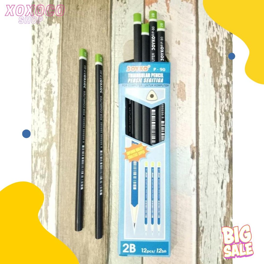 

Pensil 2B Joyko P-90 (12Pcs) Untuk Menulis Dan Menggambar Diskon Setengah Harga