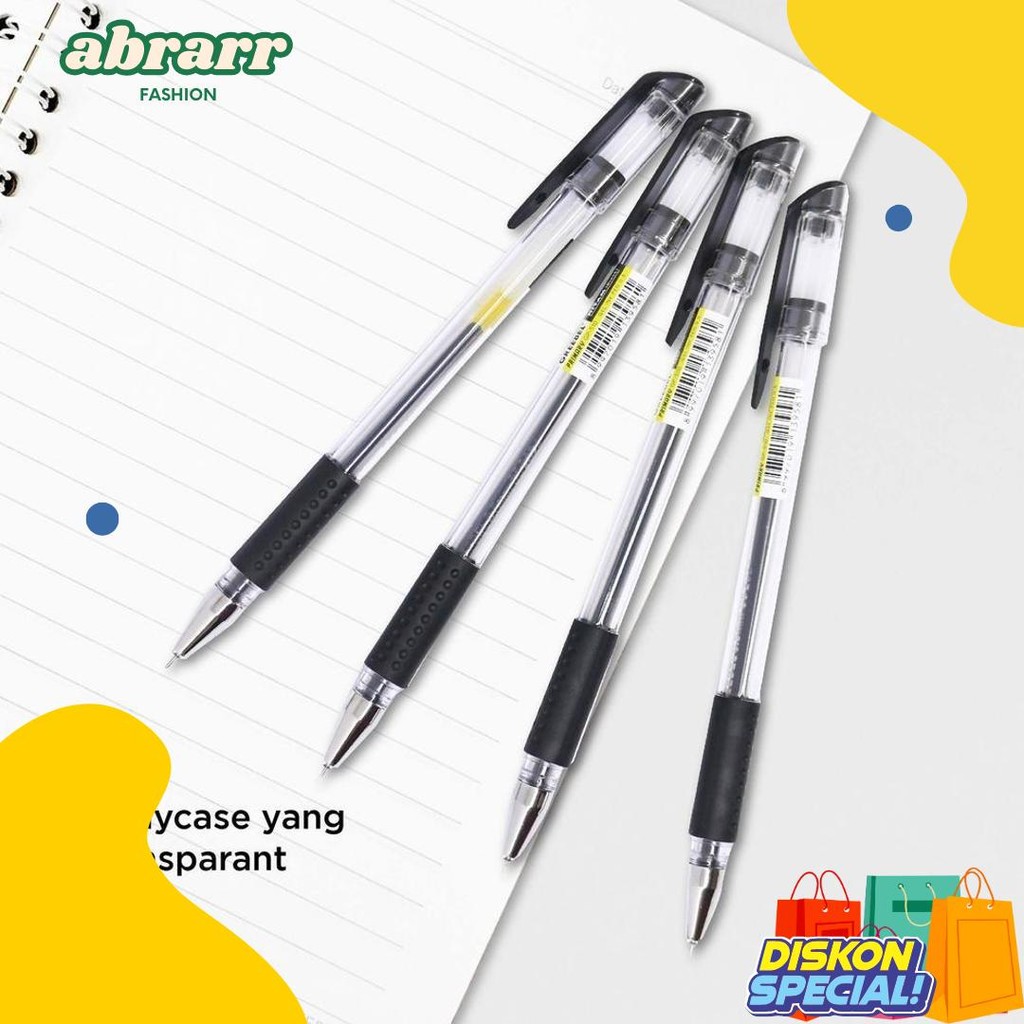 

Greebel Pulpen Gel / Gel Pen Gp- 510 Primary 0.5 Hitam (6Pcs/Set) Ballpen Gel Ballpoint Bolpen Bolpoin Pena Gel Terlaris! Produk Ini Banyak Dicari