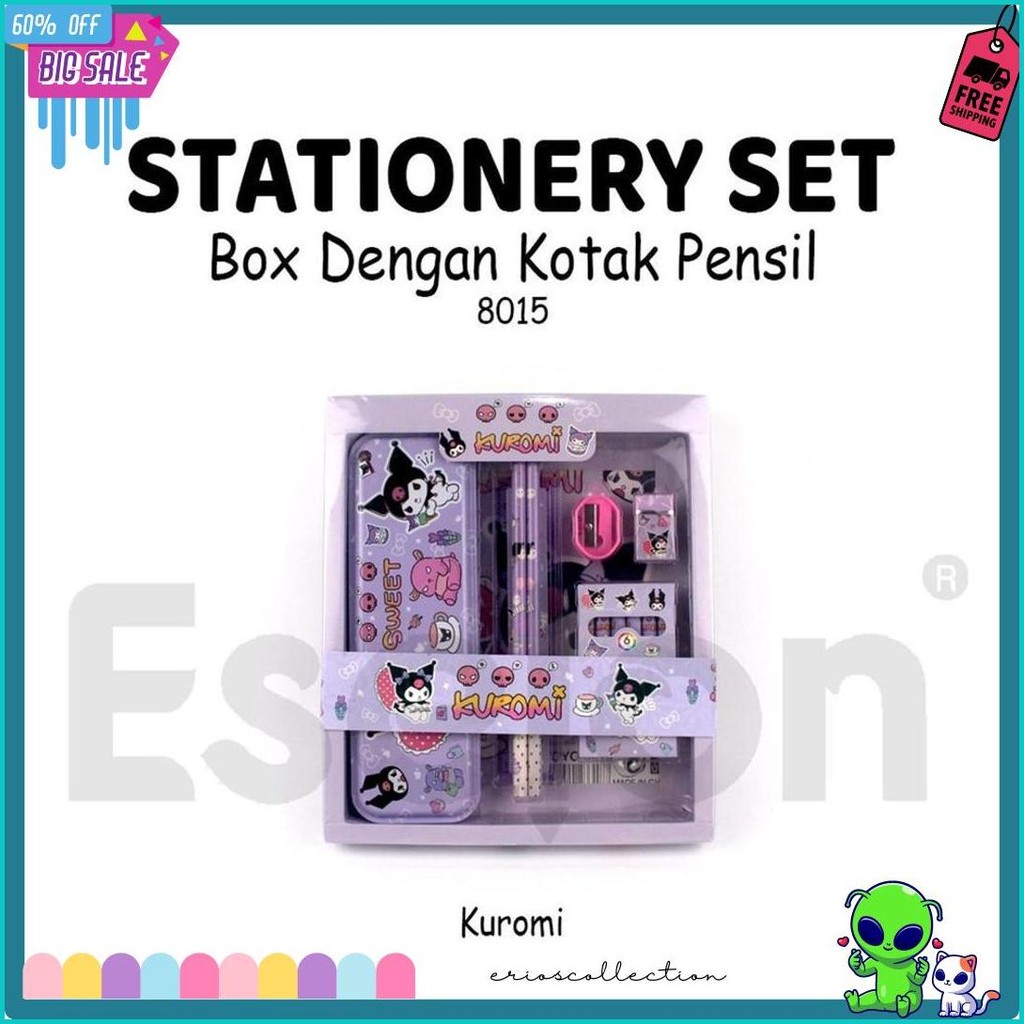 

Stationary Set 7In1 Karakter 8015 / Paket Alat Tulis Set + Crayon Terlaris! Produk Ini Banyak Dicari
