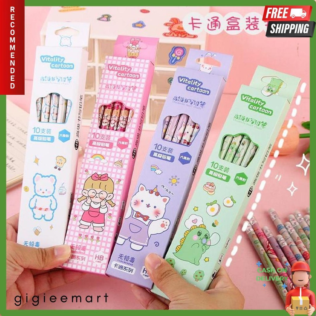 

Pensil Set Hb Isi 10 Pcs/Alat Tulis Sekolah Set Berkarakter Lucu Flash Sale! Diskon Hingga 70%