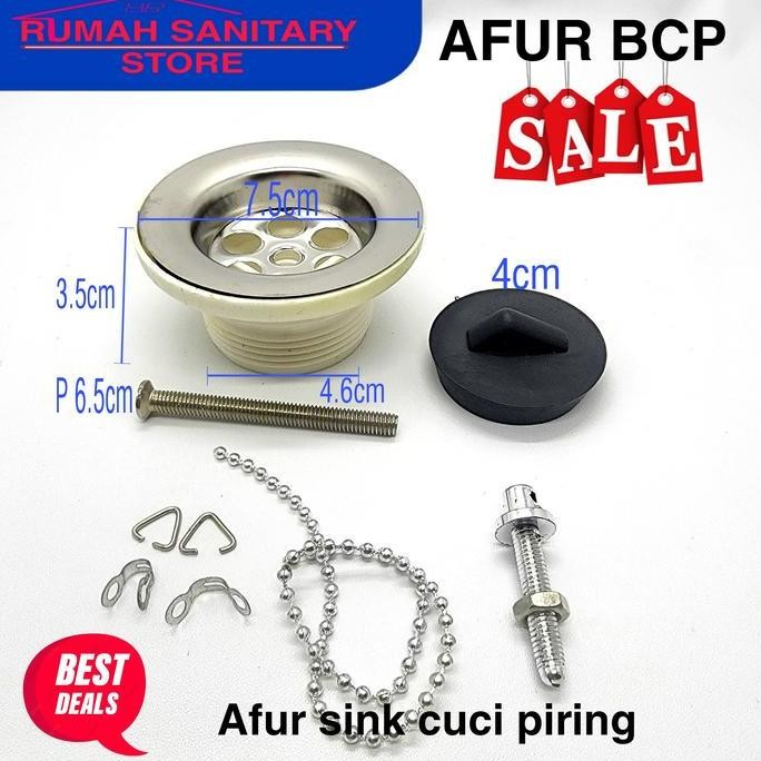 Afur BCP Kecil Afur Bak Cuci Piring Saringan Bak Cuci piring