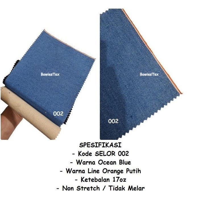 Oks Kain Selvedge Bahan Jeans Selvedge Bk083 Denim Selvedge Bobber Original Denim Selvedge Selor