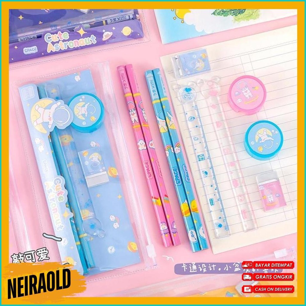 

Pensil Set Plastik Bag Fancy Diskon Setengah Harga