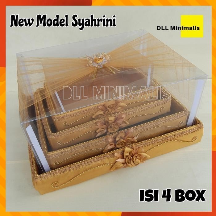 

Bis Kotak Hantaran/Kotak Seserahan/Box Hantaran 1 Set Isi 4 Box