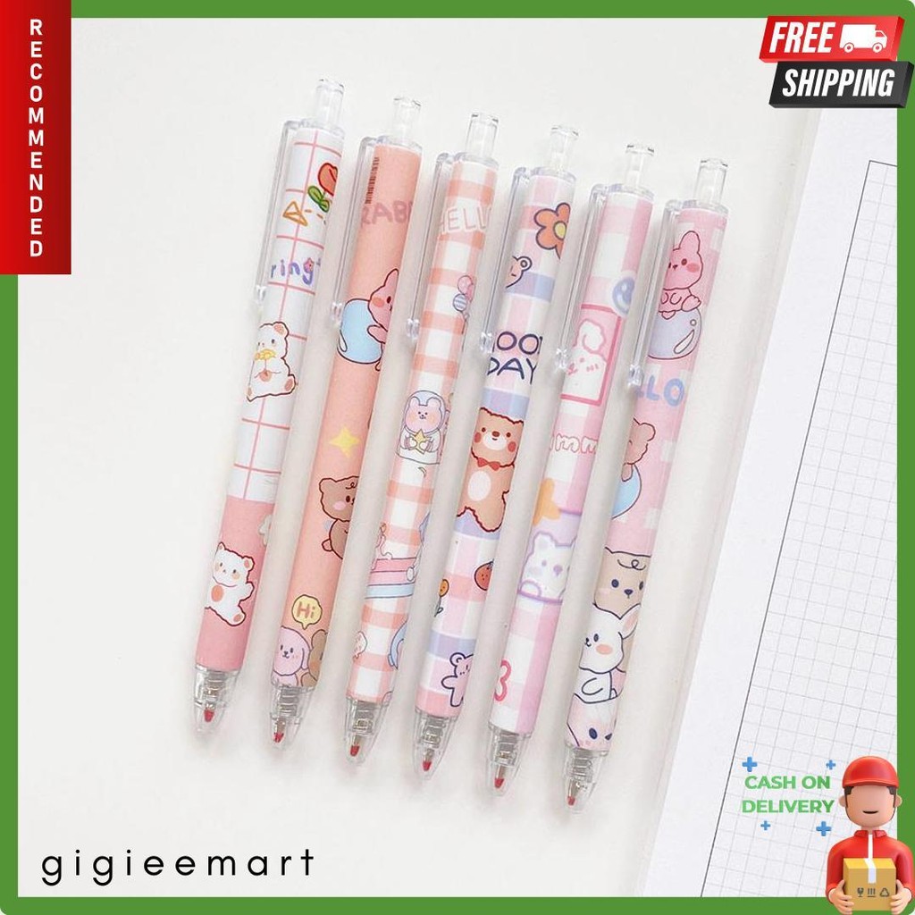 

Winzige Set 6Pcs Pulpen Gel Lucu 0.5Mm Pulpen Aesthetic Retractable Gel Pens Pen Mekanik Tinta Hitam Terlaris! Produk Ini Banyak Dicari