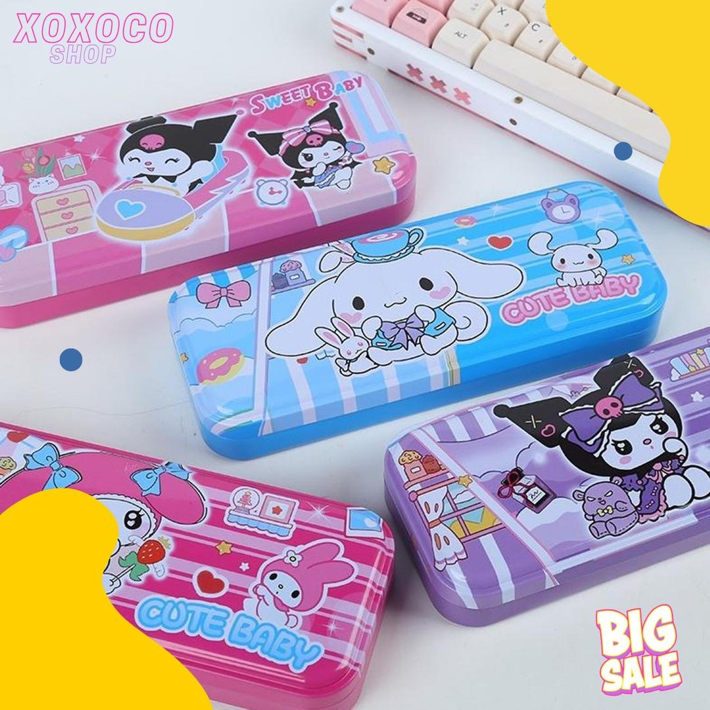 

Bobomart Kotak Tempat Pensil Pencil Case Kaleng 2 Susun Sanrio B-810 (Kuromi, Melody, Cinnamoroll) Diskon