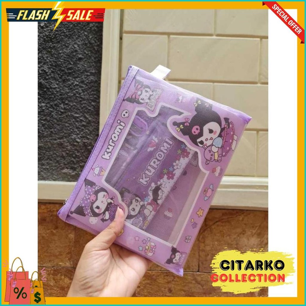 

Set 7 In 1 / Set Alat Tulis Anak Dusgrip Besar Zipper Sanrio Stationary Karakter Kuromi Atk Murah Instan Semarang 6027 Flash Sale! Diskon Hingga 70%