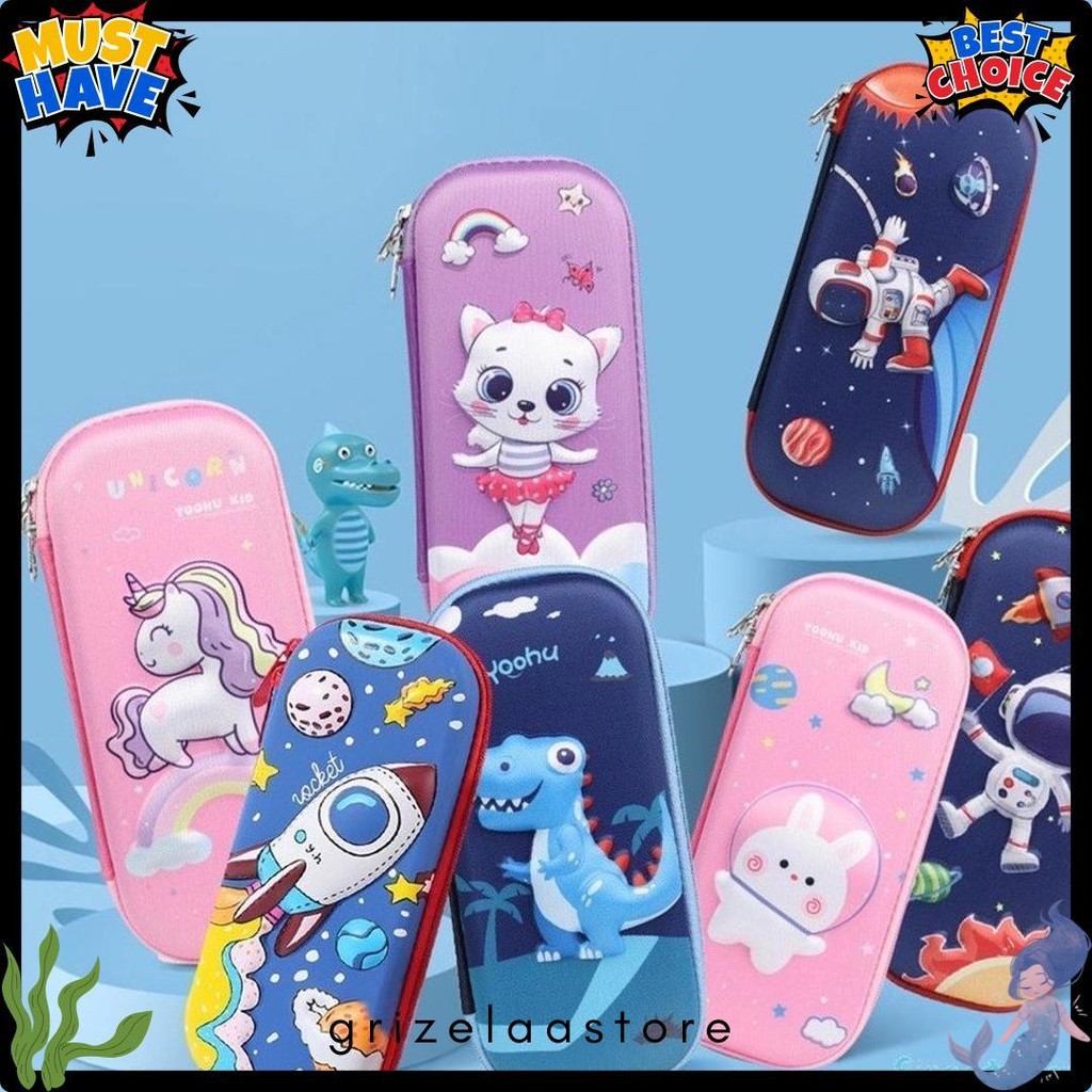 

Kotak Pensil Karakter 3D Anak Sekolah Timbul Impor Premium Eva Diskon Setengah Harga