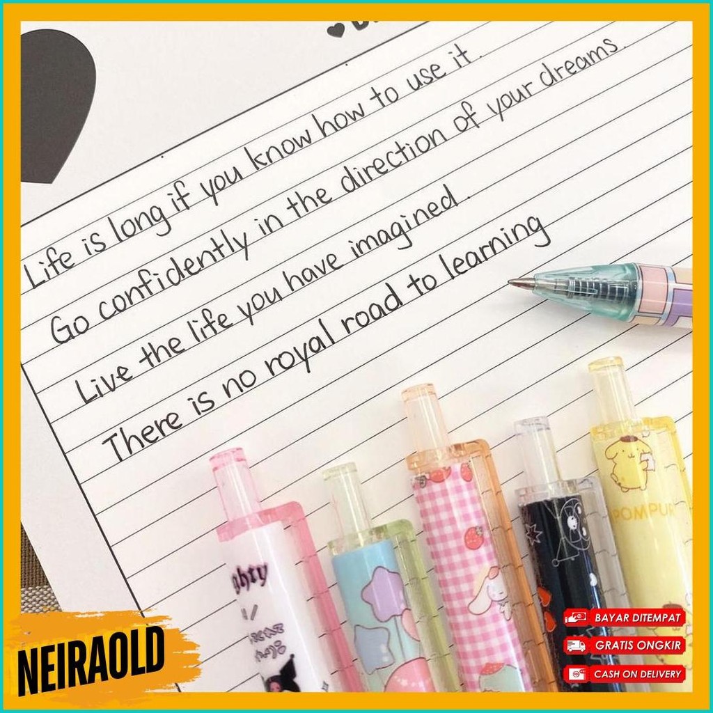 

Winzige 6Pcs Pulpen Gel Set 0.5Mm Pena Pen Pulpen Aesthetic Gel Pen Pulpen 1 Pack Mekanik Pulpen Tinta Hitam Alat Tulis Stationery Bulpen Bolpen Pink School Study Stuff Terlengkap Dan Termurah