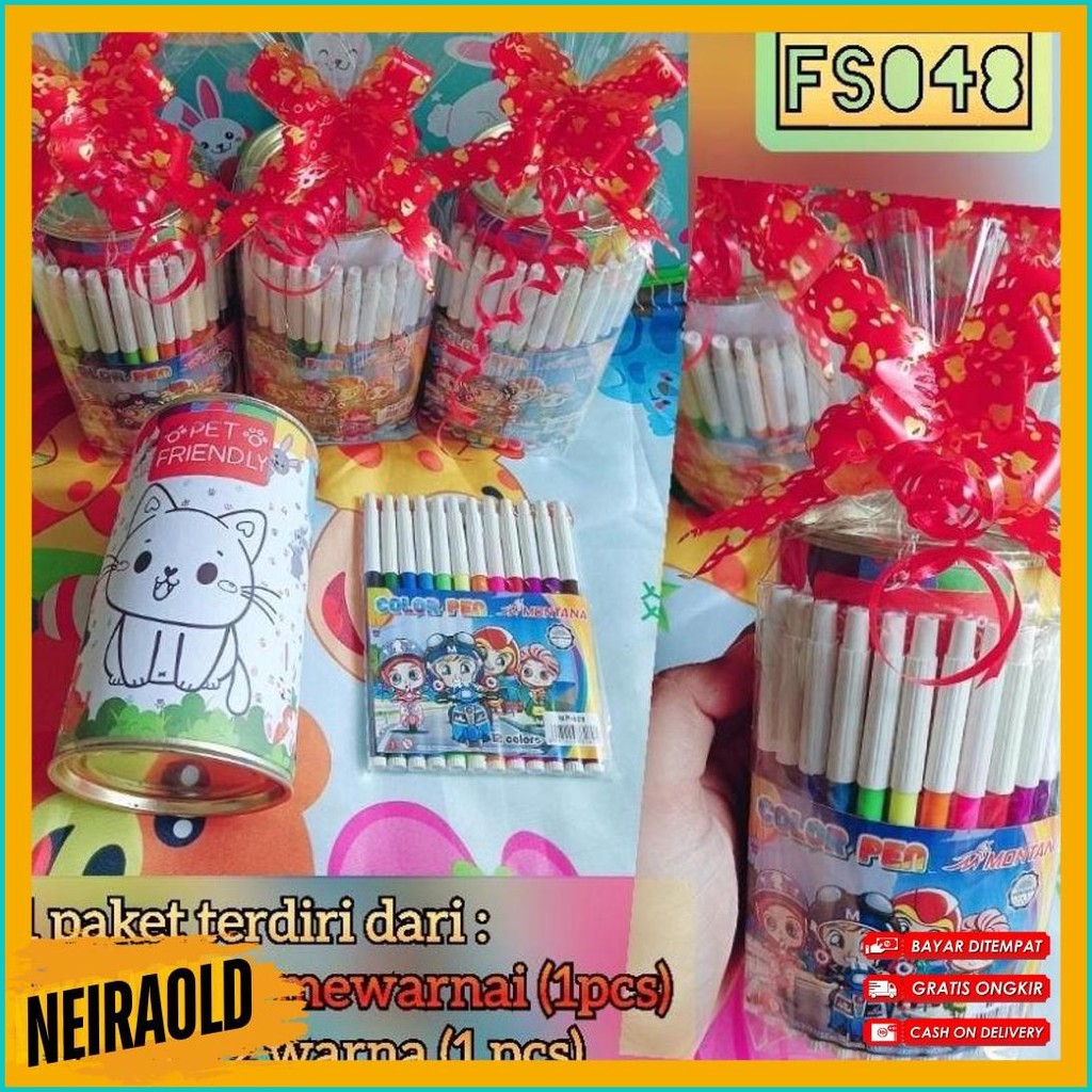 

Paket Hemat Fs048 (Isi 1 Paket) Bingkisan Ulang Tahun / Hadiah Lomba / Alat Tulis / Paket Alat Tulis Diskon Setengah Harga