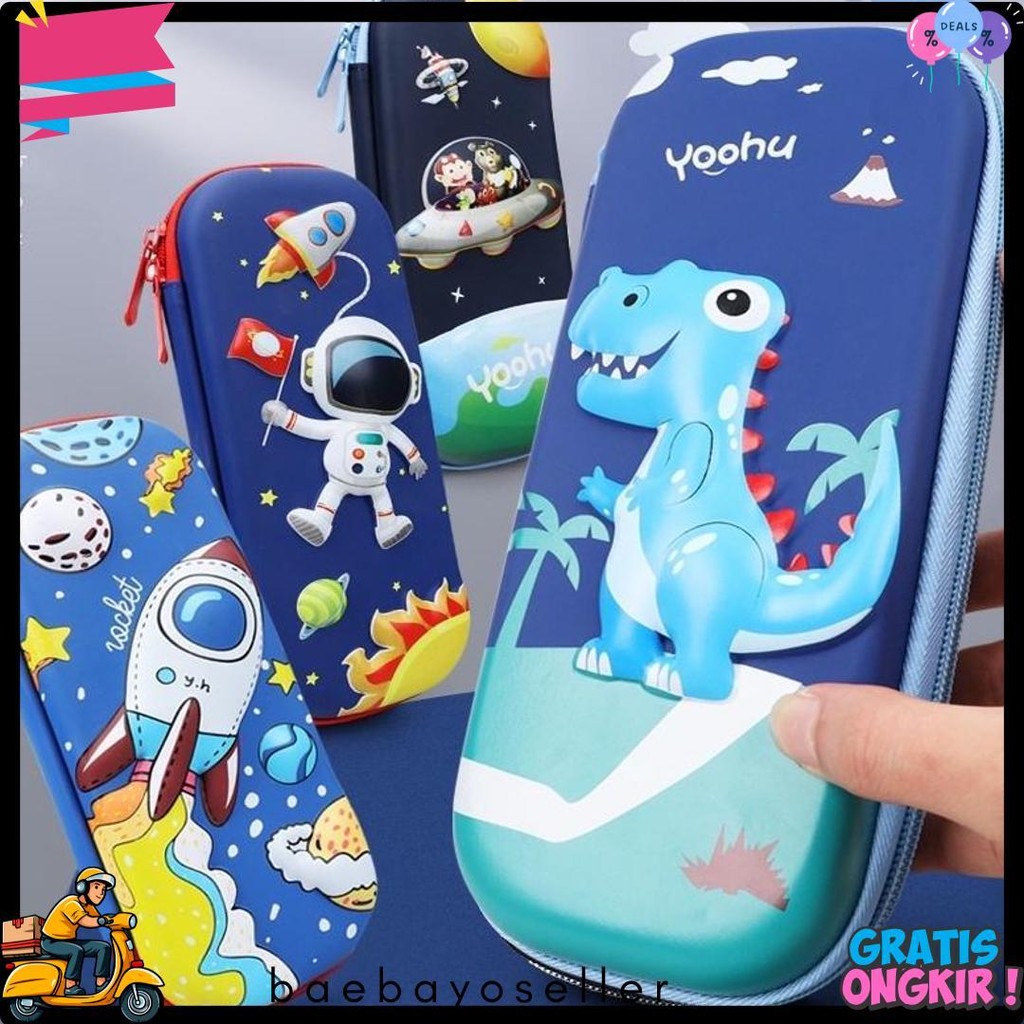 

Tempat Pensil / Kotak Pensil / Tempat Alat Tulis Lucu Gambar 3D Terlengkap Dan Termurah