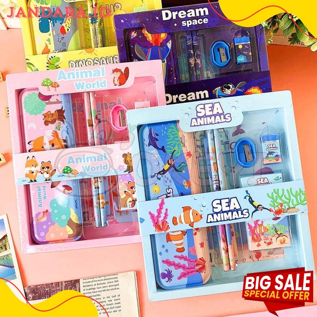 

Okeyi 6In1 Stationery Alat Tulis Anak Lucu Tempat Pensil Set Flash Sale! Diskon Hingga 70%
