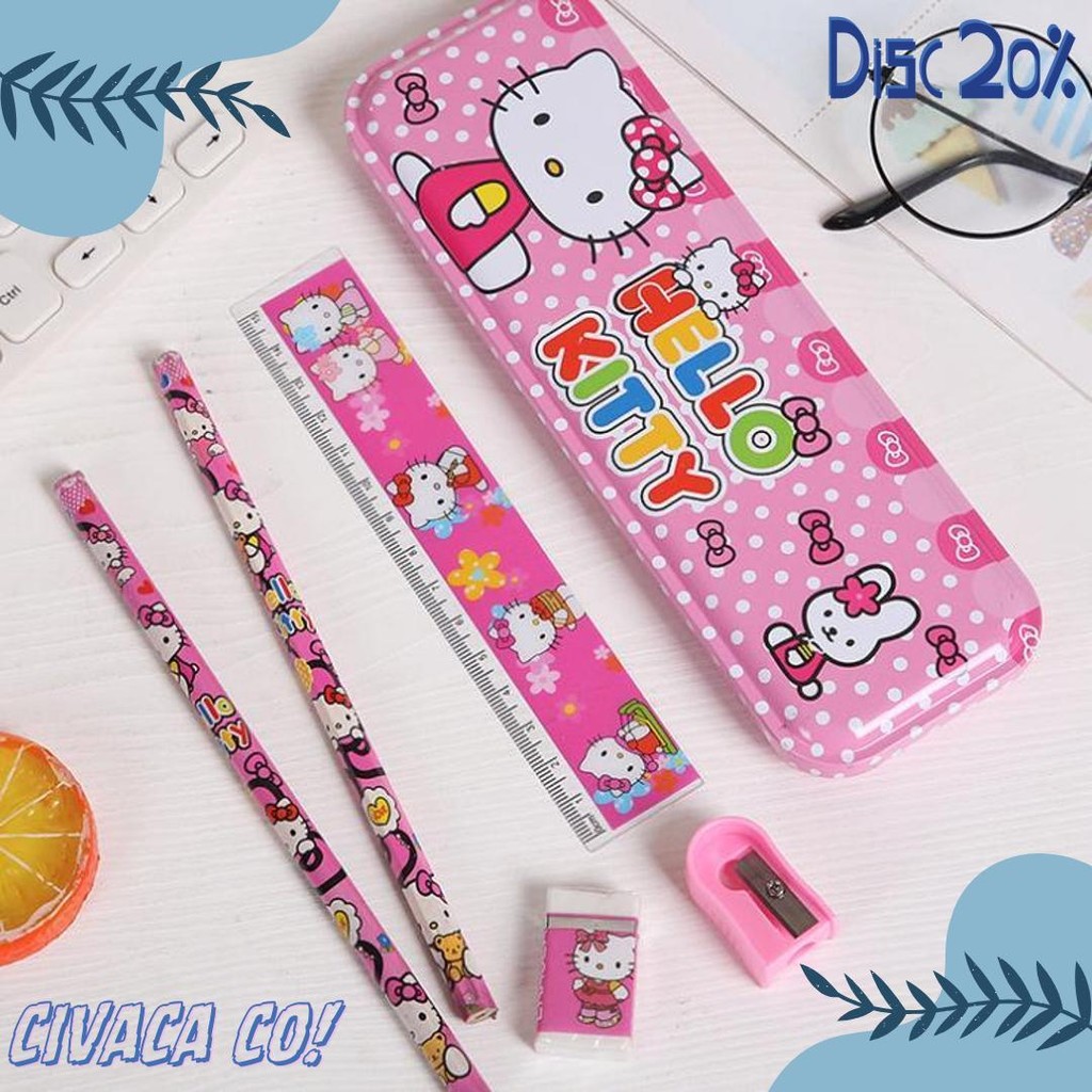 

Osm Jkt S6139 Set Alat Tulis 6 In 1 / Stationery Set Souvenir Anak / Paket Alat Tulis Sekolah / Fancy Set Anak Motif Karakter Lucu Flash Sale! Diskon Hingga 70%