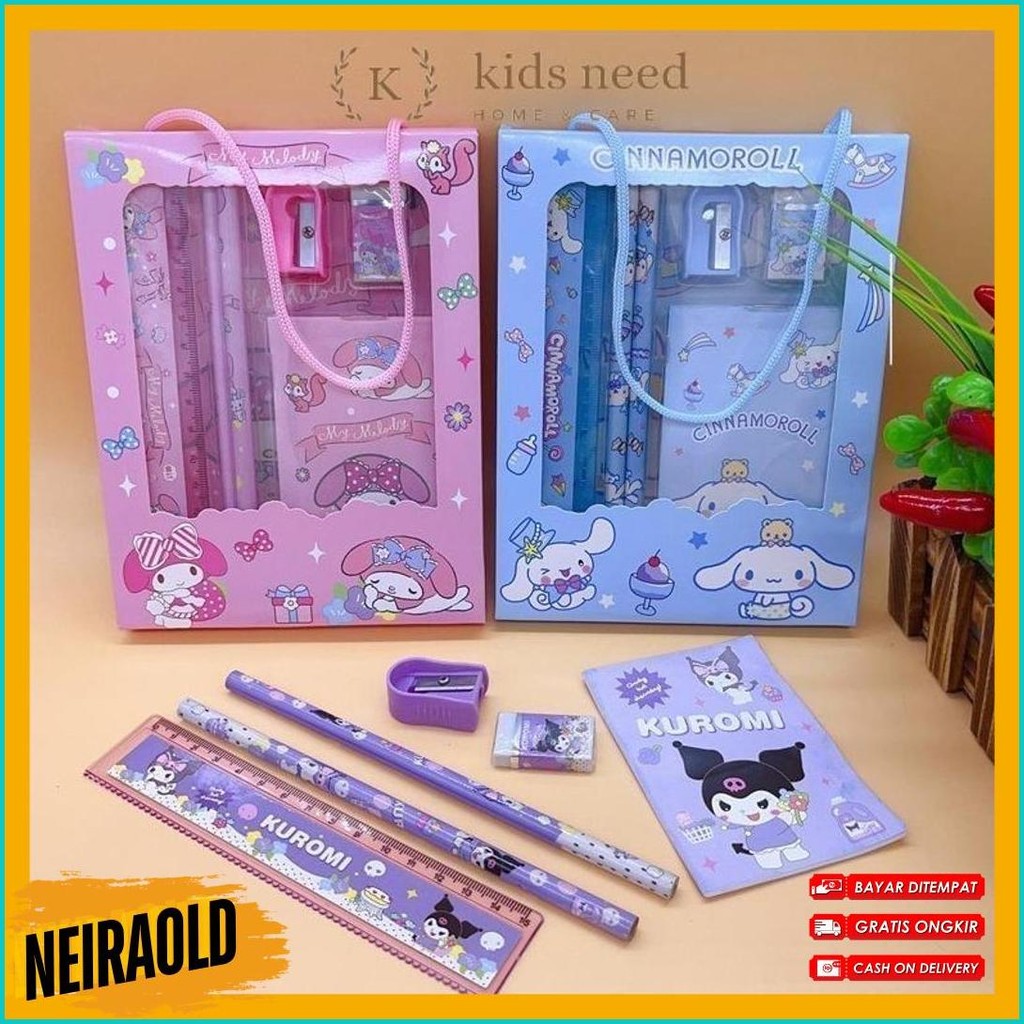 

Alat Tulis Set 6 In 1 Karakte Murah Lucu / Kotak Pensil Anak Set Stationery Untuk Hadiah Anak Sekolah Labubu Flash Sale! Diskon Hingga 70%