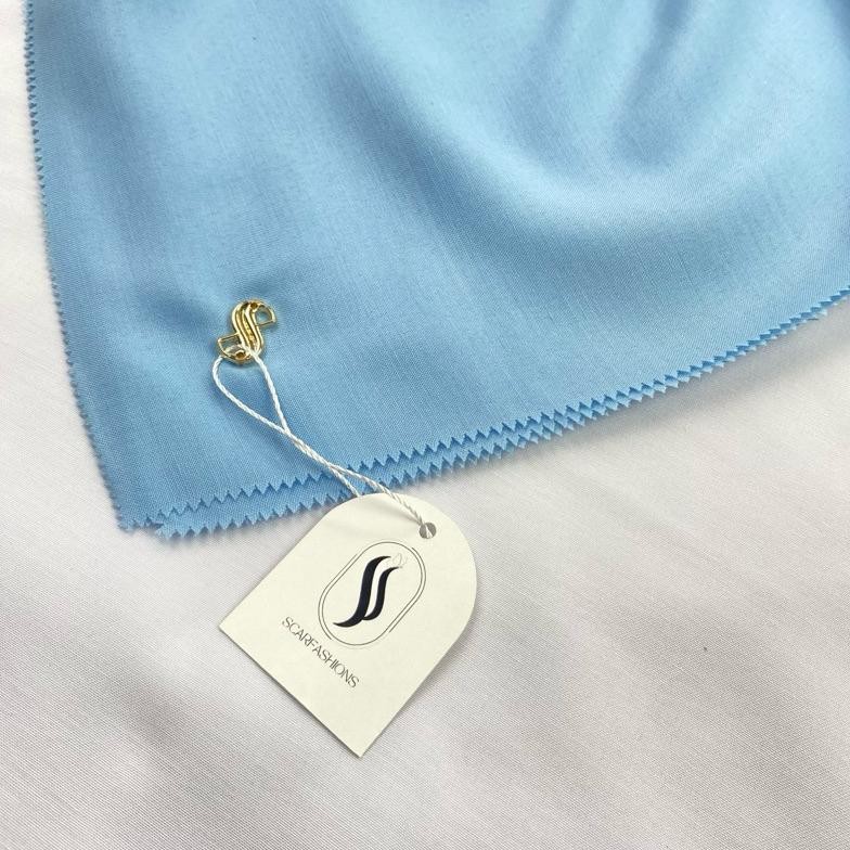 Kekinian Jilbab segi empat Voal SYARI JUMBO POLOS by SCARFASHION ukuran 130x130