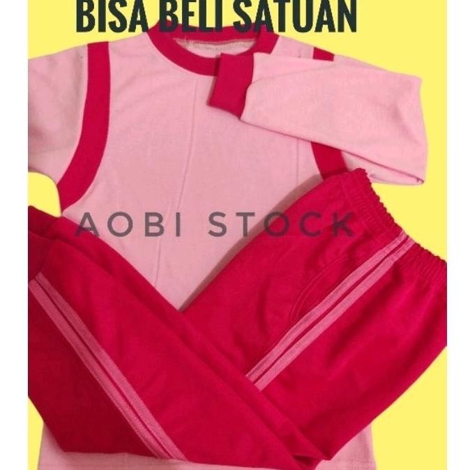 Seragam Olaharaga Tk Paud Eceran (Pink Fanta & Pink Muda)