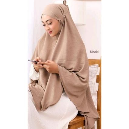 Trend - BERGO MARYAM JUMBO XXXL || BERGO CRINCKLE AIRFLOW JUMBO XXXL || HIJAB INSTAN